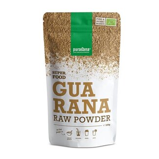 Purasana Purasana Guarana powder vegan organic 100 Gram