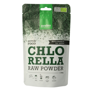Purasana Purasana Chlorella Pulver vegan bio 200 Gramm