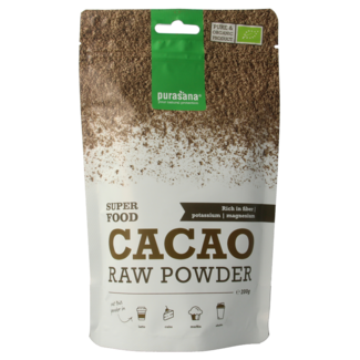 Purasana Cacao en polvo vegano bio 200 Gramos