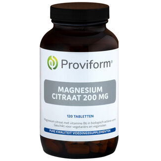 Proviform Proviform Magnesium citraat 200 mg & B6 120 Tabletten