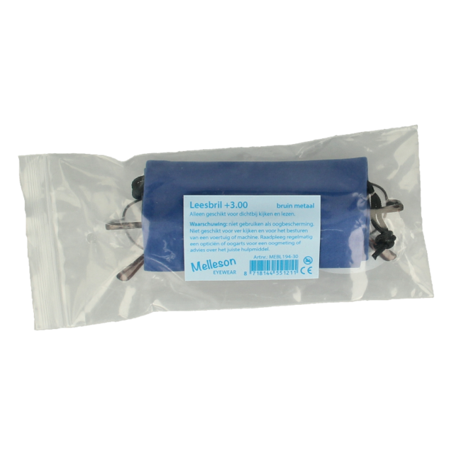 IBD Leesbril universeel bruin +3.00  1 Stuks