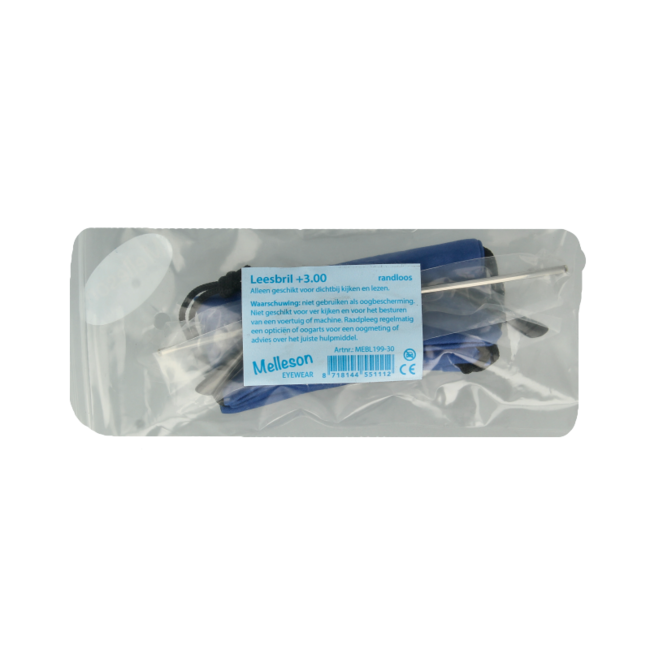 IBD Universal Rimless Reading Glasses +3.00 1 Piece