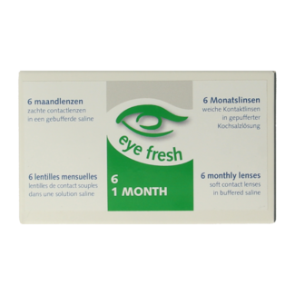 Eyefresh Eyefresh Monatslinsen -4.50 6 Stück