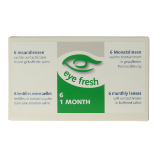 Eyefresh Eyefresh Maandlenzen -1.50  6 Stuks