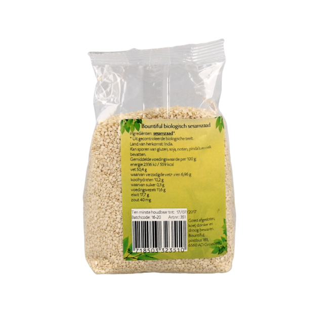 Sesamsamen Bio 250 Gramm