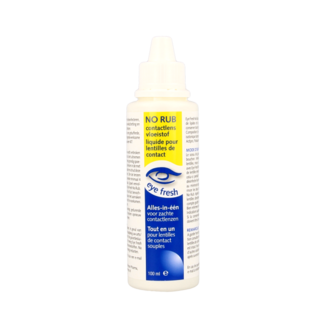Eyefresh Eyefresh No rub alles-in-1 vloeistof zachte lenzen 100 Milliliter