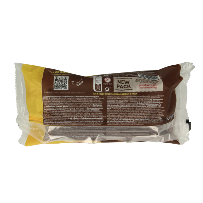 Marmorkuchen marmercake glutenvrij 250 Gram