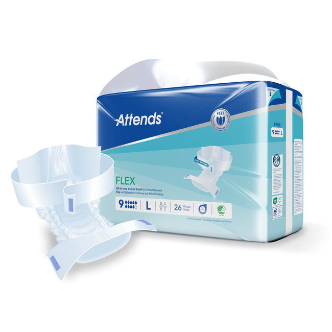 Attends Flex 9 talla L 85-125 cm 26 unidades