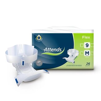 Attends Attends Flex 9 talla M 75-105cm 26 unidades