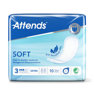 Attends Attends Soft Extra 3 Pads 10 Pieces