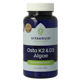 Vitakruid Osta K2 & D3 Algae with Calcium & Magnesium 90 Tablets