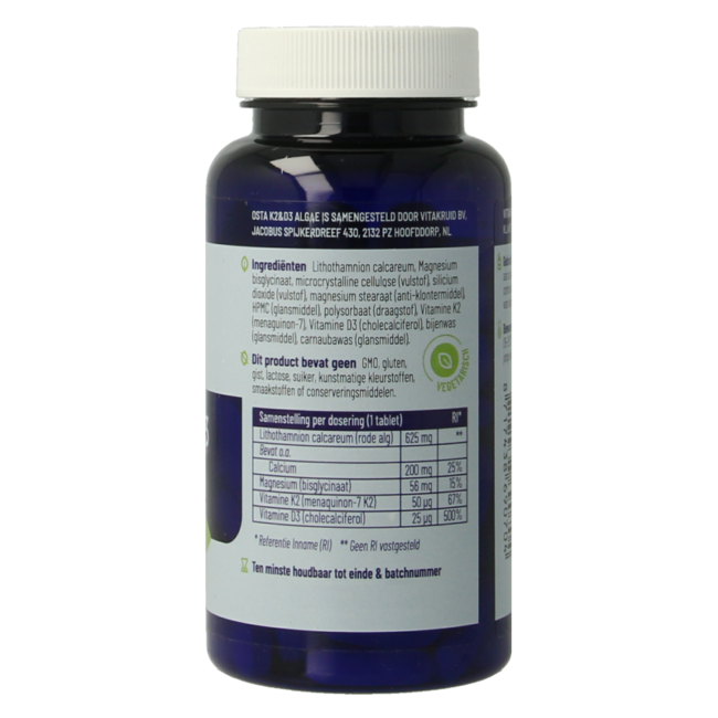 Osta K2 & D3 Algae mit Calcium & Magnesium 90 Tabletten