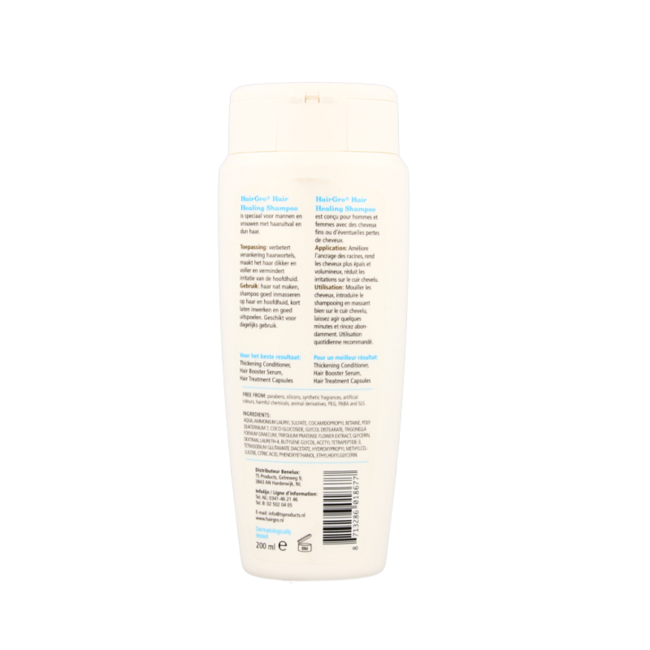 Shampoo Curativo Hairgro Senza SLS 200 Millilitri