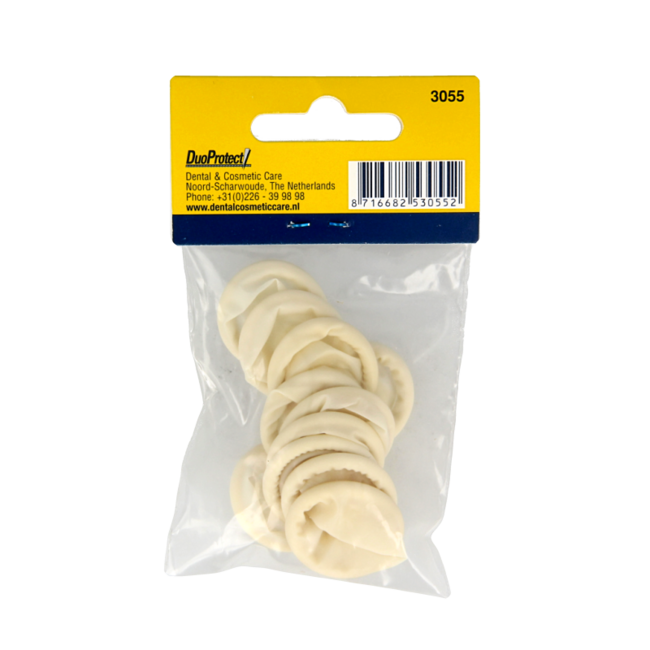 Preservativo de dedo talla XL (12 unidades)