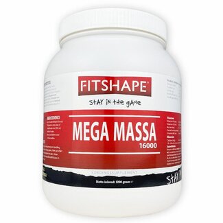 Fitshape Fitshape Mega 16000 I chocolade 1200 Gram