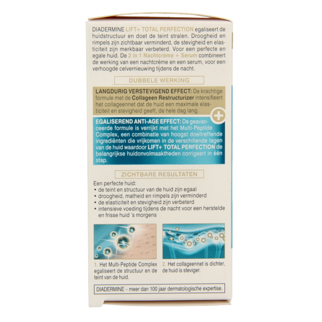 Diadermine Lift+ Perfect Total Perfection Crema Notte & Siero 50 Millilitri