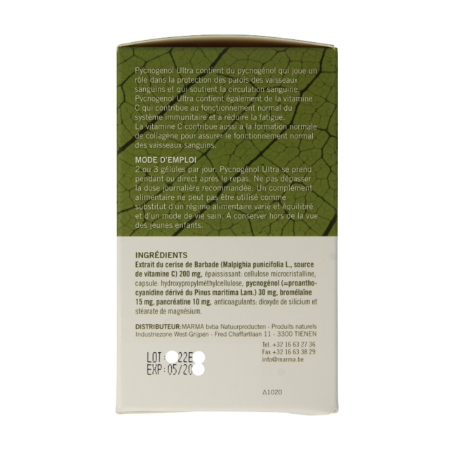 Marma Pycnogenol ultra 90 gélules