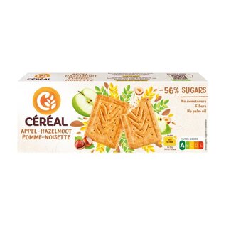 Cereal Biscotti Céréal Mela e Nocciole 230 Grammi