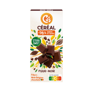 Cereal Cereal Tableta de chocolate negro 85 gramos