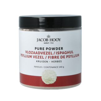 Jacob Hooy Pure Powder fibras de psyllium 140 gramos