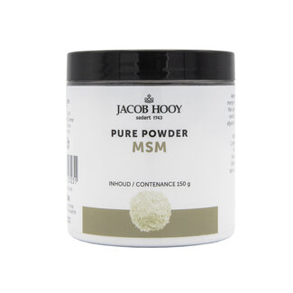 Jacob Hooy Jacob Hooy Pure Powder MSM 150 Gramos