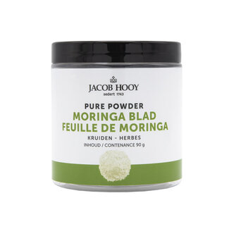 Jacob Hooy Jacob Hooy Pure Powder moringa blad 90 Gram