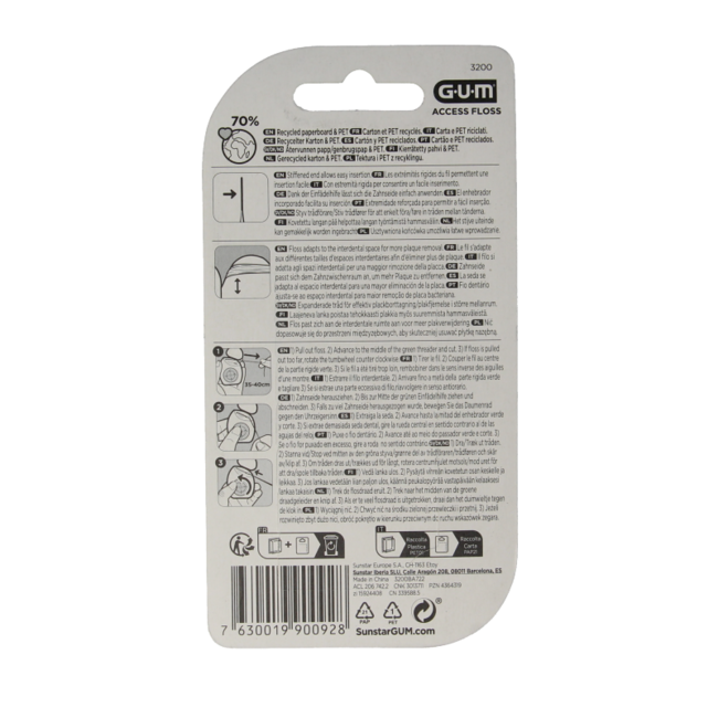 GUM Access Floss 50 unidades