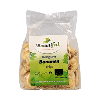 Bountiful Organic Banana Chips 200g