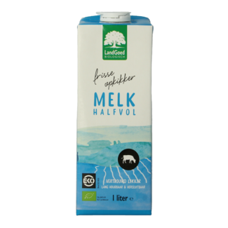 Landgoed Organic semi-skimmed milk 1 Litre