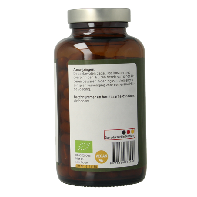 Hanoju Organic Reishi Mushroom 150 Vegetarian Capsules