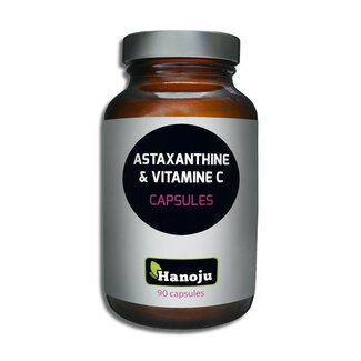 Hanoju Astaxantina y vitamina C 90 Cápsulas