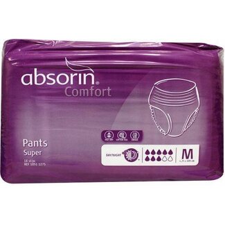 Absorin Absorin Comfort pants super size M up to 105cm 18 Pieces