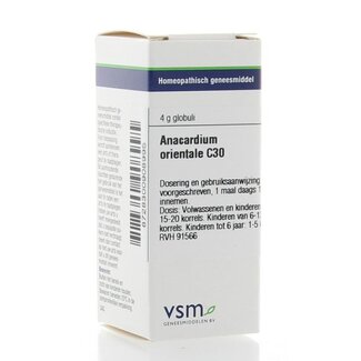 VSM VSM Anacardium orientale C30 4 Gram