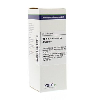 VSM VSM Abrotanum D3 20 mililitrów