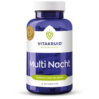 Vitakruid Multi Nacht 100 % Vegan 90 comprimés