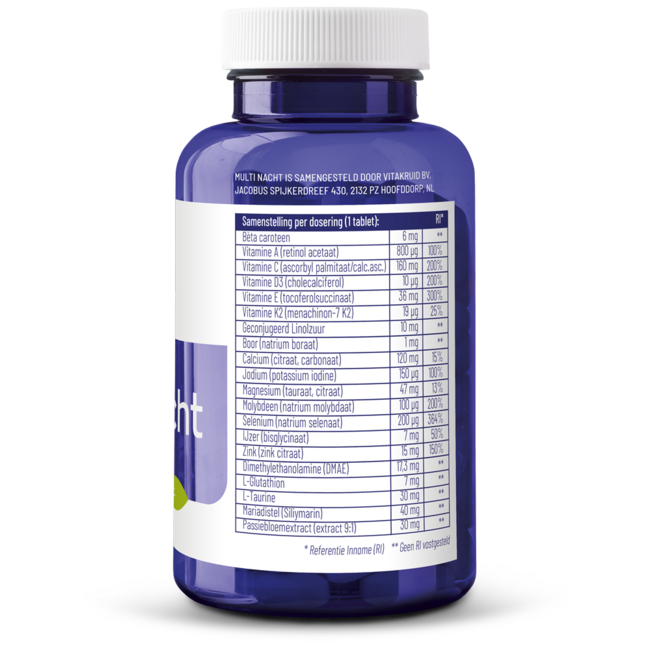 Multi Night 100% Vegan 90 Tablets