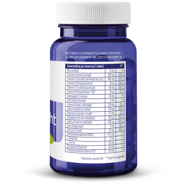 Multi Nacht 100% Vegan 30 Tabletten