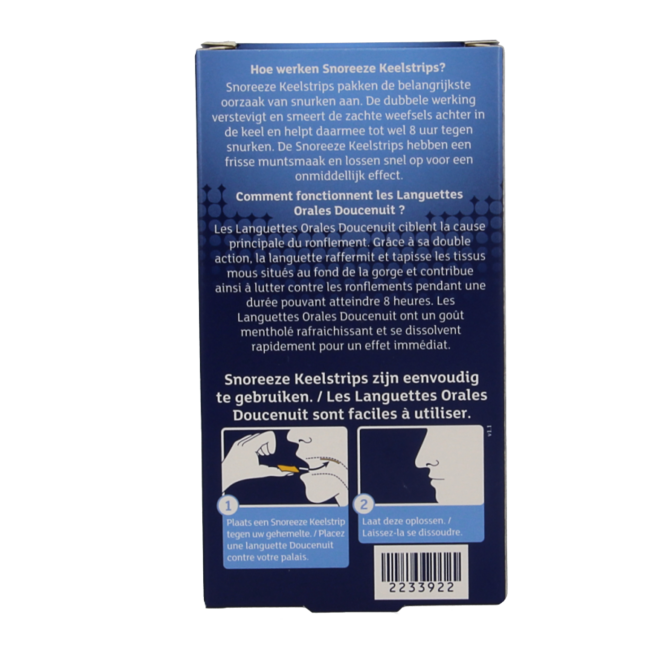 Snoreeze Anti-snoring Throat Strips 14 Pieces