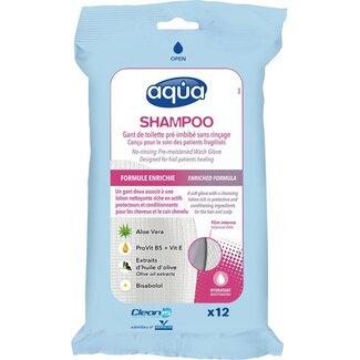 Aqua Aqua Washandjes Shampoo 12 Stück
