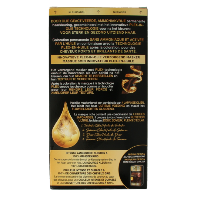 Syoss Color Oleo Intense 5-86 lichtbruin haarverf 1 Set