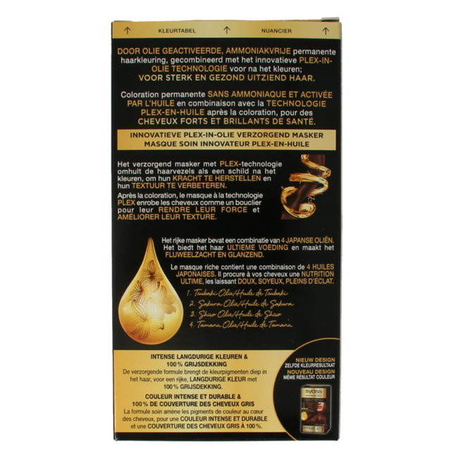 Tinte de pelo Syoss Color Oleo Intense 4-60 Castaño Dorado 1 set