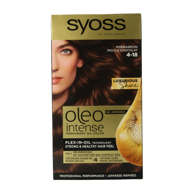 Syoss Color Oleo Intense 4-18 Mokkabraun Haarfarbe 1 Set