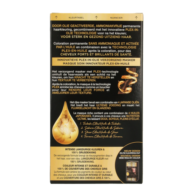 Tinta per Capelli Color Oleo Intense 2-10 Nero Bruno 1 Set