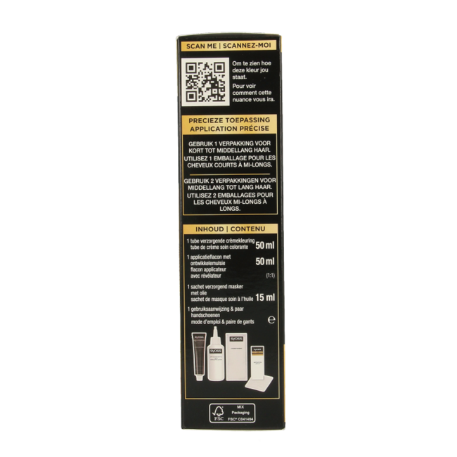 Color Oleo Intense 2-10 Brown Black Hair Dye 1 Set