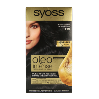 Syoss Syoss Color Oleo Intense 1-10 intens zwart haarverf 1 Set
