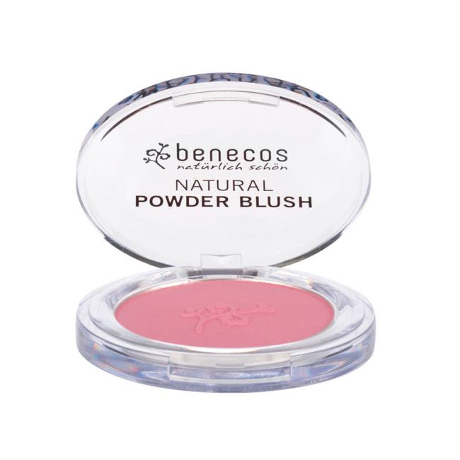 Colorete compacto natural Benecos 'Mallow Rose' 5,5 gramos