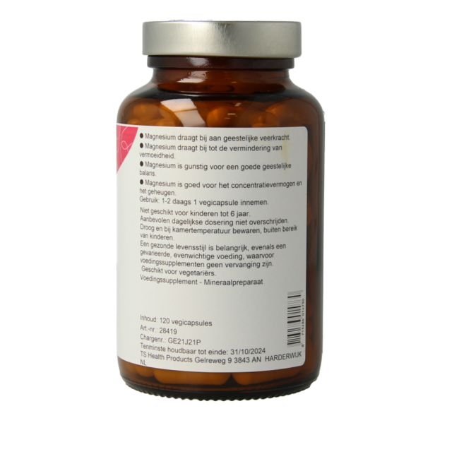 TS Choice Malato de magnesio 120 cápsulas vegetarianas