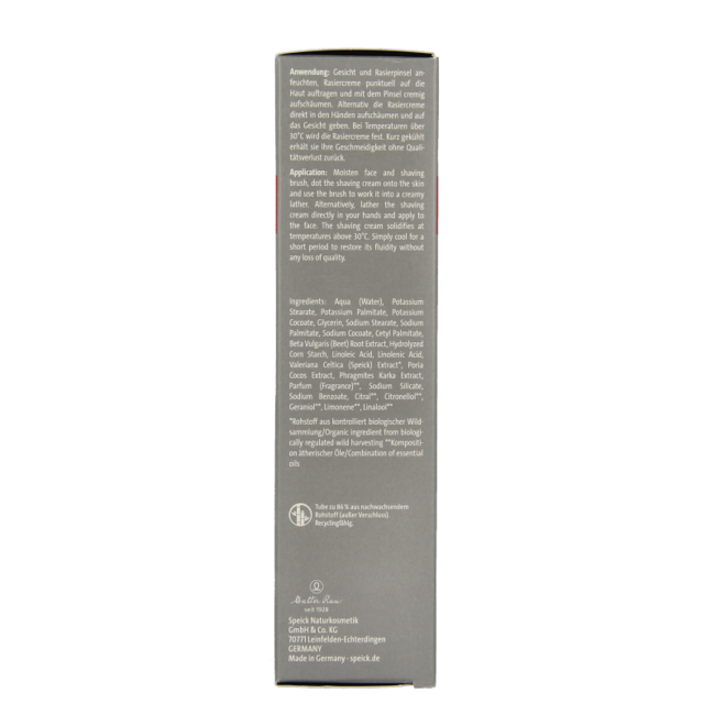 Speick Men active shaving cream 75 Millilitres