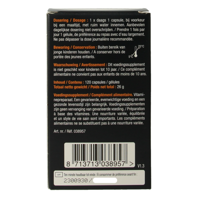 Vitamin D3 25mcg 120 Kapseln