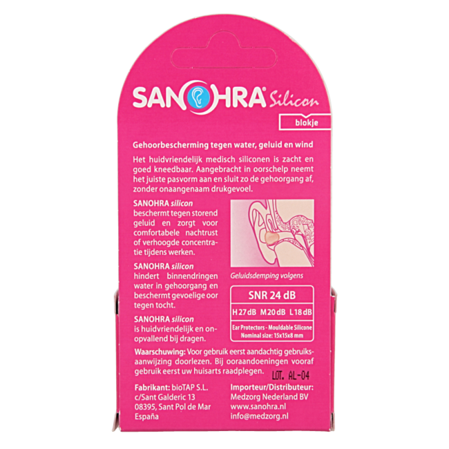 Silikon-Ohrstöpsel Schlaf Universal 3 Paar